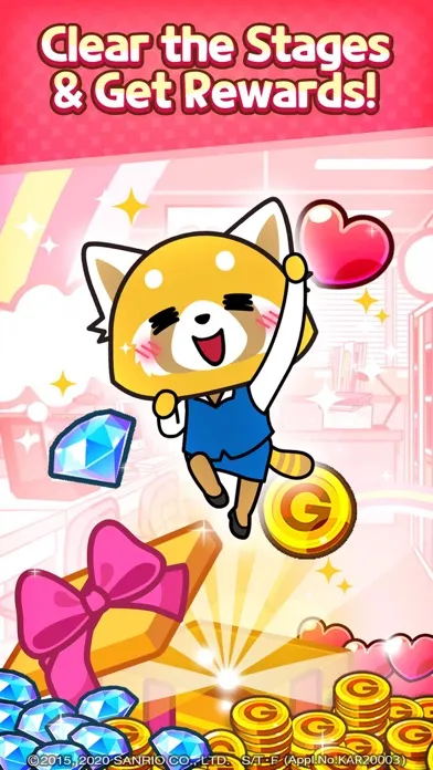 Ảnh chụp màn hình của Aggretsuko :Sanrio Puzzle Game