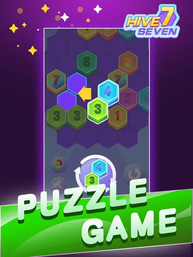 Zrzuty ekranu Hive 7：Hexa Puzzle iPad 