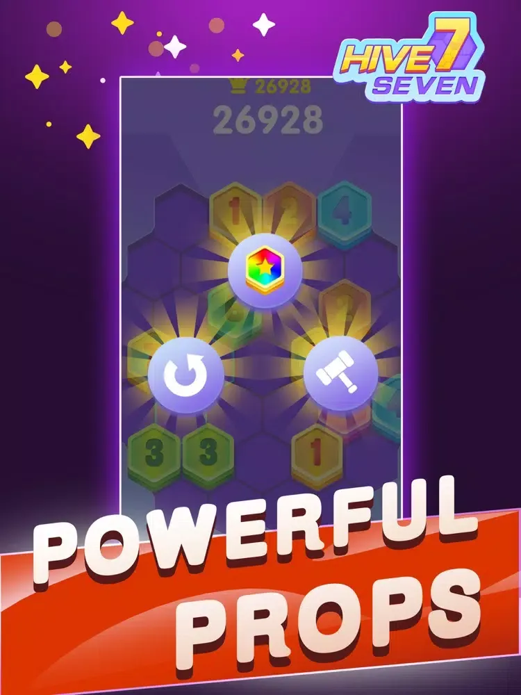 Zrzuty ekranu Hive 7：Hexa Puzzle iPad 
