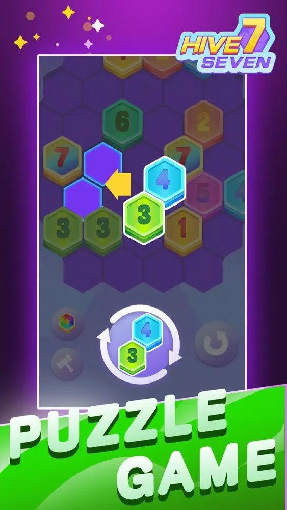 Zrzuty ekranu Hive 7：Hexa Puzzle