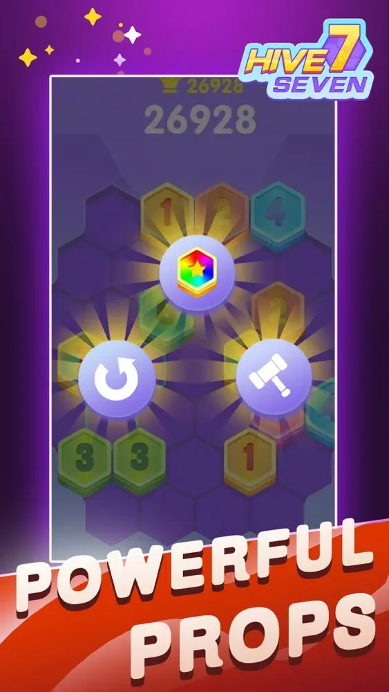 Zrzuty ekranu Hive 7：Hexa Puzzle
