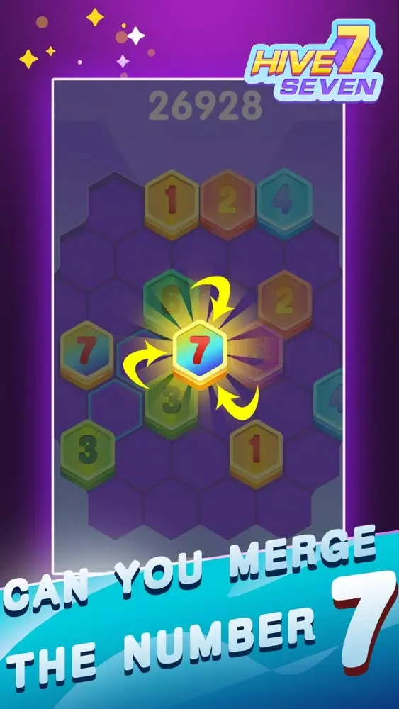 Zrzuty ekranu Hive 7：Hexa Puzzle