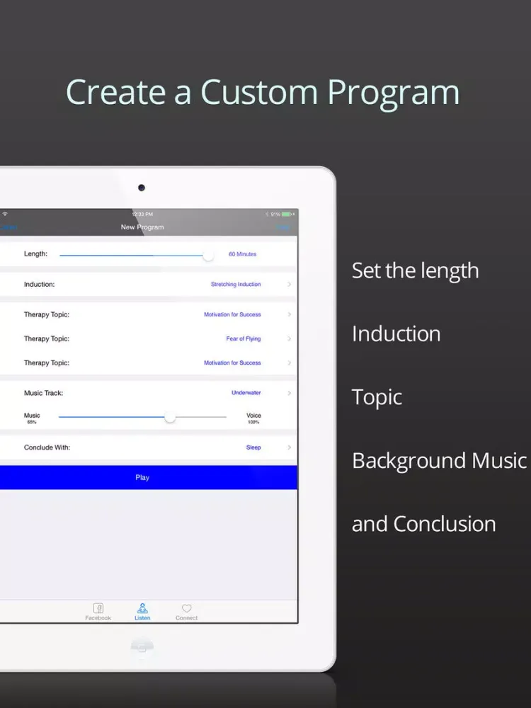 Capturas de pantalla de Relax+ with Andrew Johnson iPad 