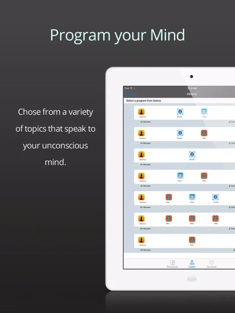 Capturas de pantalla de Relax+ with Andrew Johnson iPad 