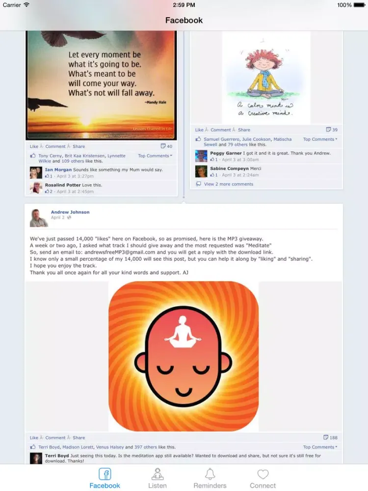 Screenshot di Deep Relaxation with Andrew Johnson HD iPad 