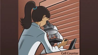 Capturas de tela do Cell Counter