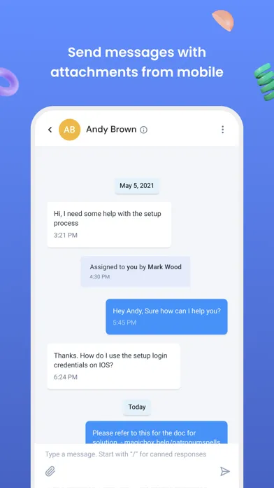 Hiver Chat Screenshots