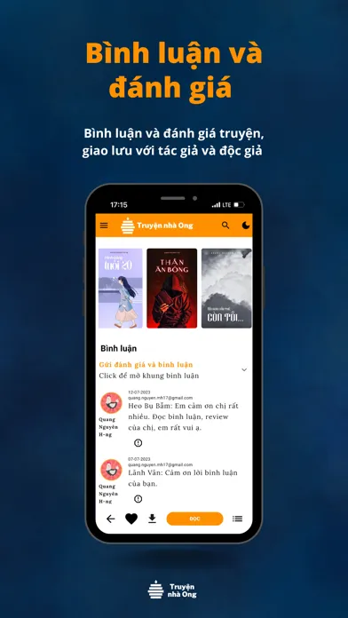 Capturas de pantalla de Truyện nhà Ong - Truyện Việt