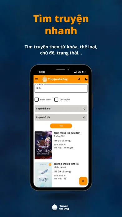 Capturas de pantalla de Truyện nhà Ong - Truyện Việt