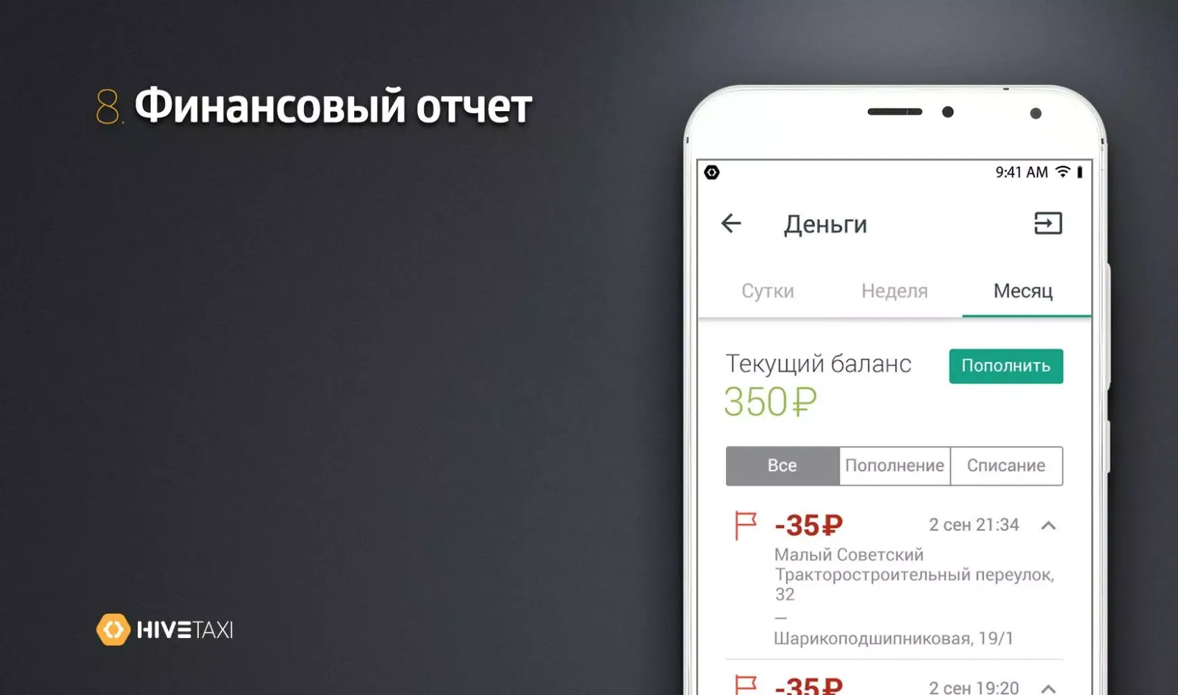 Zrzuty ekranu Фортуна Водитель