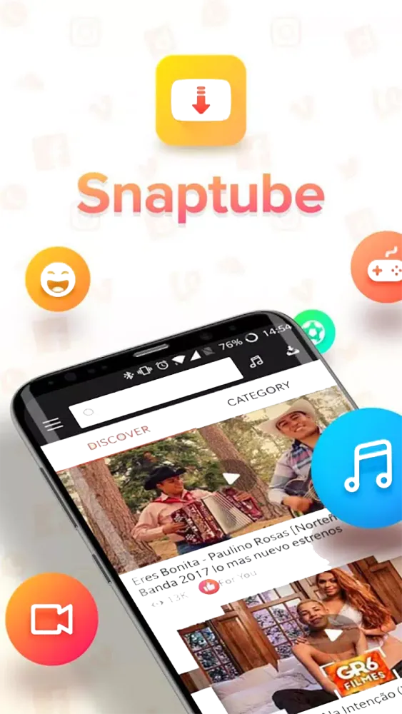 Captures d'écran de SnapTube