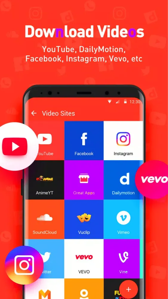 Captures d'écran de SnapTube