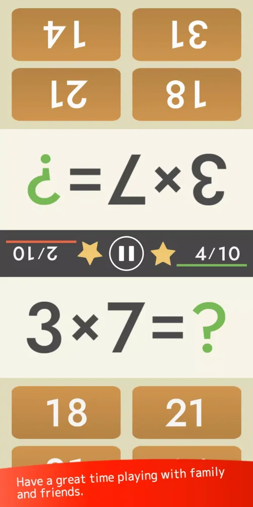 Zrzuty ekranu Mental arithmetic (Math)