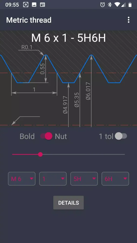 Metric Threads Screenshots