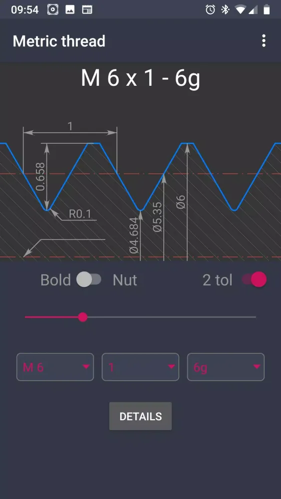 Metric Threads Screenshots