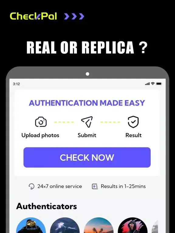 CheckPal App - Legit Check iPad  স্ক্রিনশট