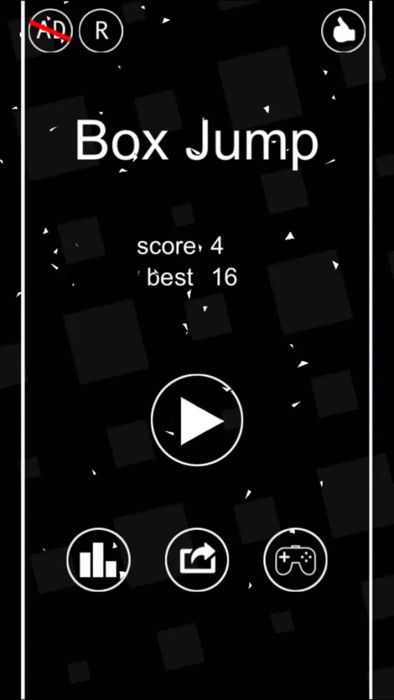 Zrzuty ekranu BoxJump - Never give up!