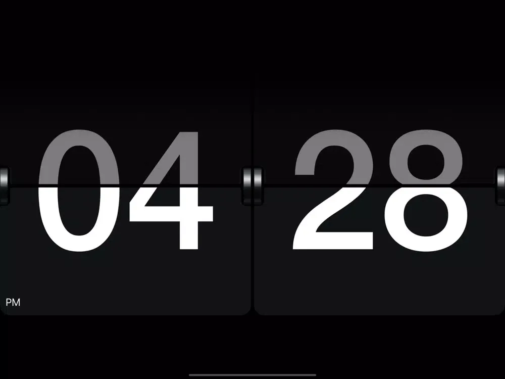Flip Clock iPad  Ekran Görüntüleri