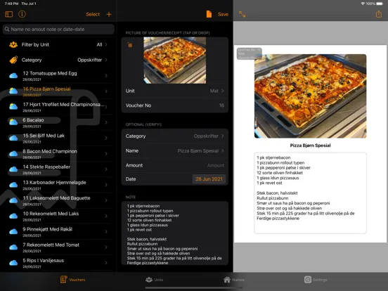 Bilag Cloud iPad  স্ক্রিনশট