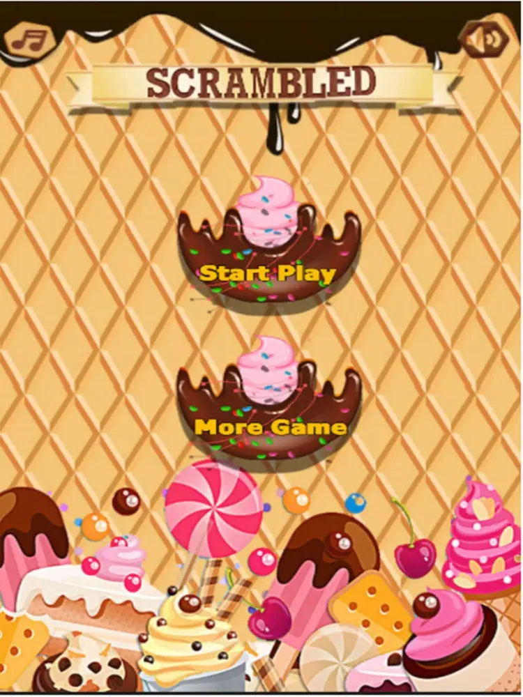 تصاویر Scramble Candy Words iPad 