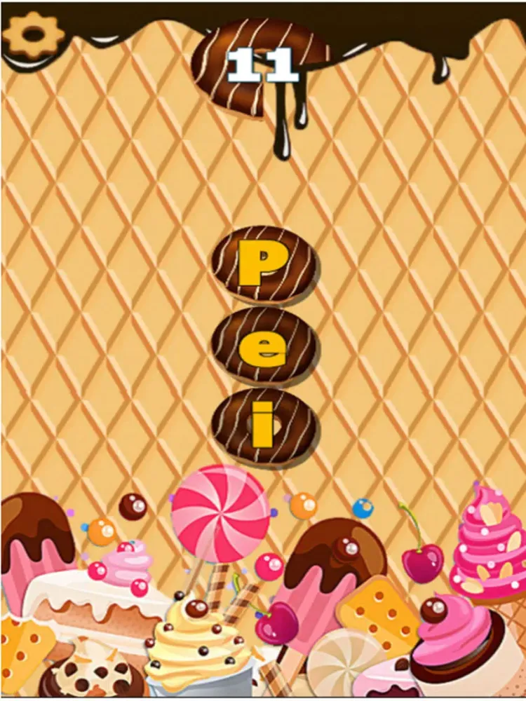 تصاویر Scramble Candy Words iPad 