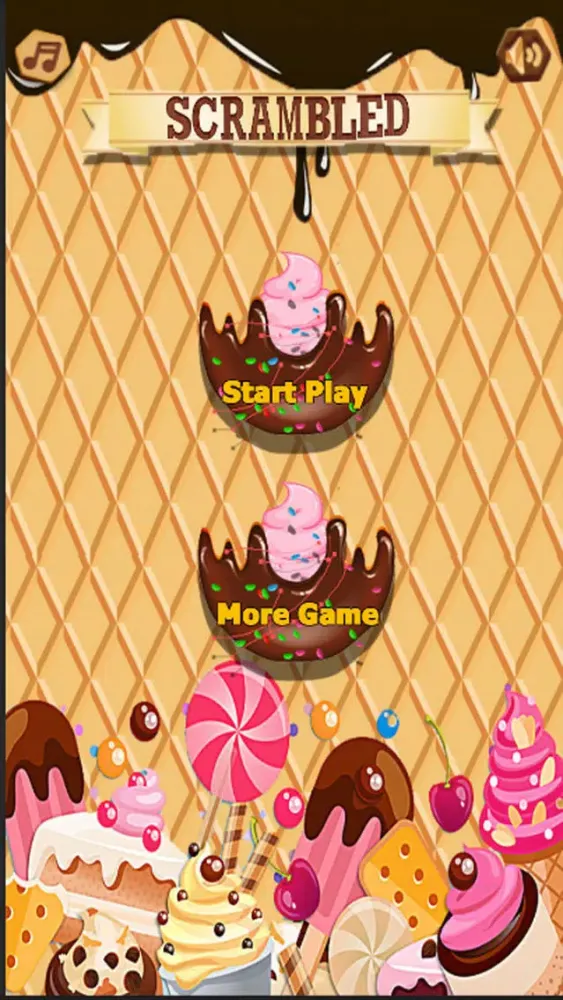 تصاویر Scramble Candy Words