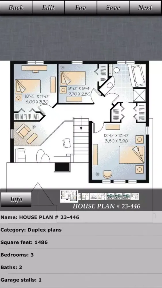 Captures d'écran de Duplex - House Plans