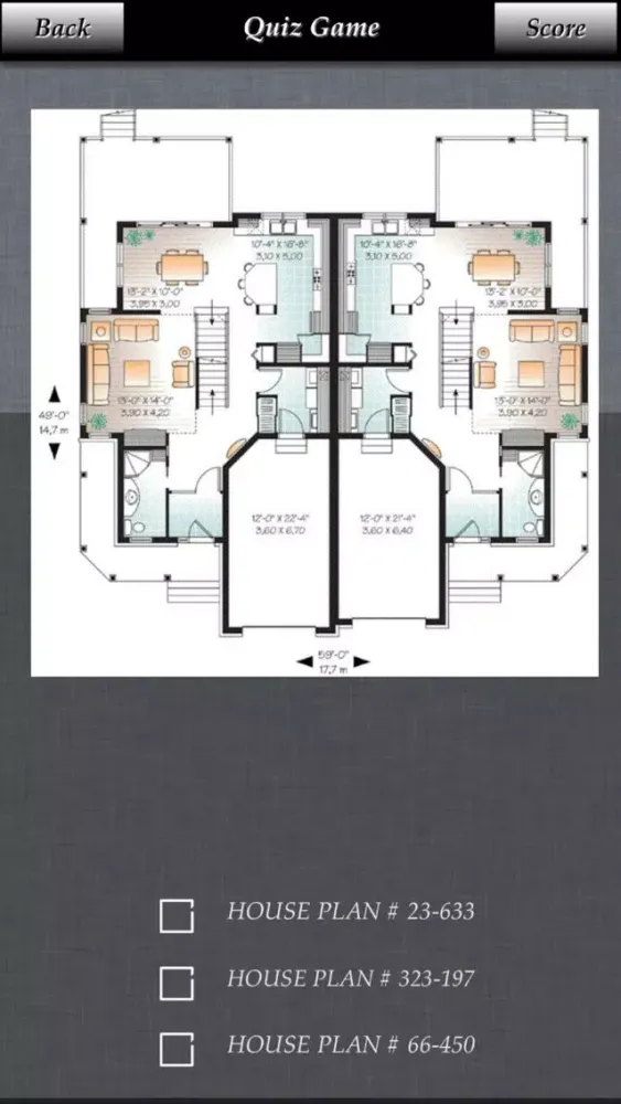 Captures d'écran de Duplex - House Plans