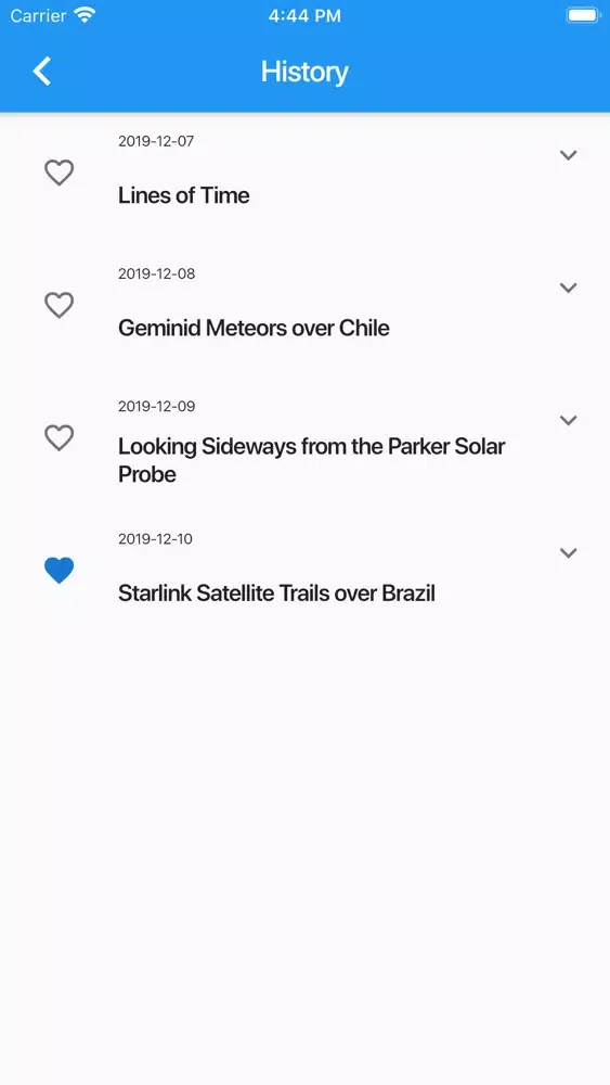 NASA APOD Viewer Screenshots