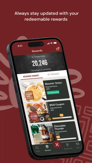 Capturas de pantalla de Outback Steakhouse Hong Kong