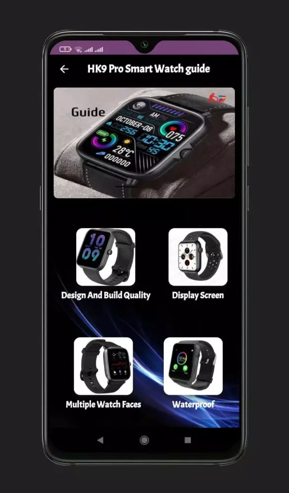 HK9 Pro Smart Watch Guide स्क्रीनशॉट