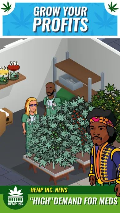 Hemp Inc - Weed & Marijuana Business Game স্ক্রিনশট