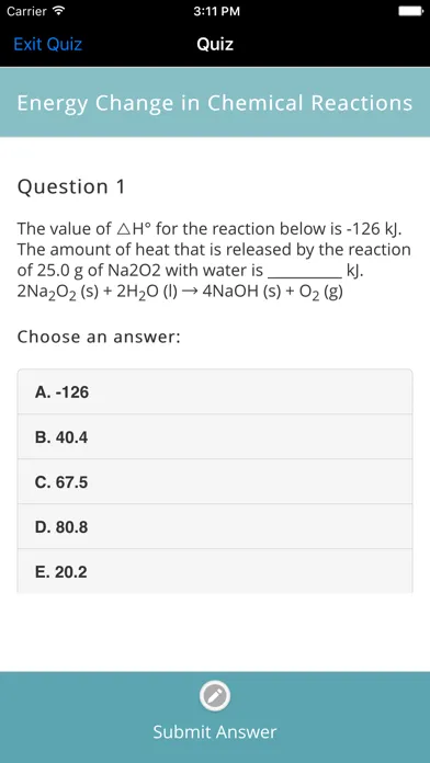 ChemQuest Chemistry Quiz স্ক্রিনশট