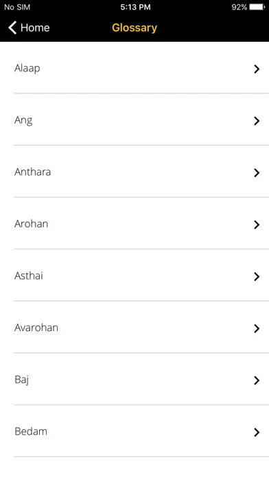 ภาพหน้าจอของ Indian Music