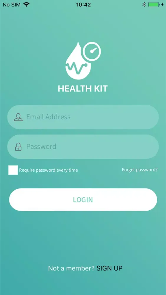 Zrzuty ekranu HealthKit Amida