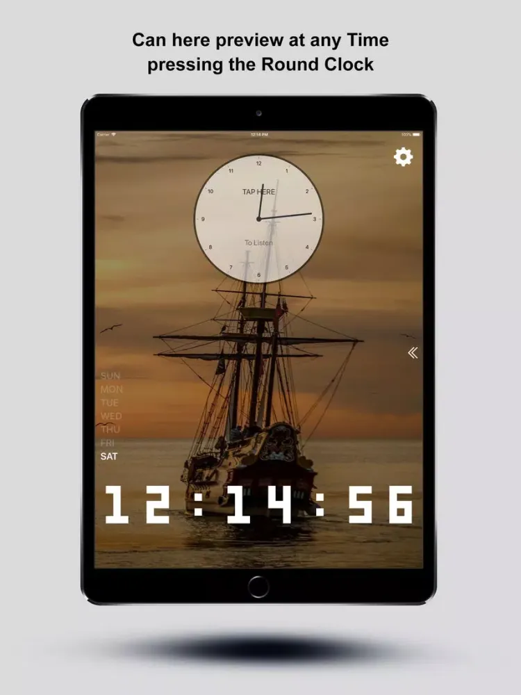 Talking Clock With Voice iPad  سکرین شاٹس