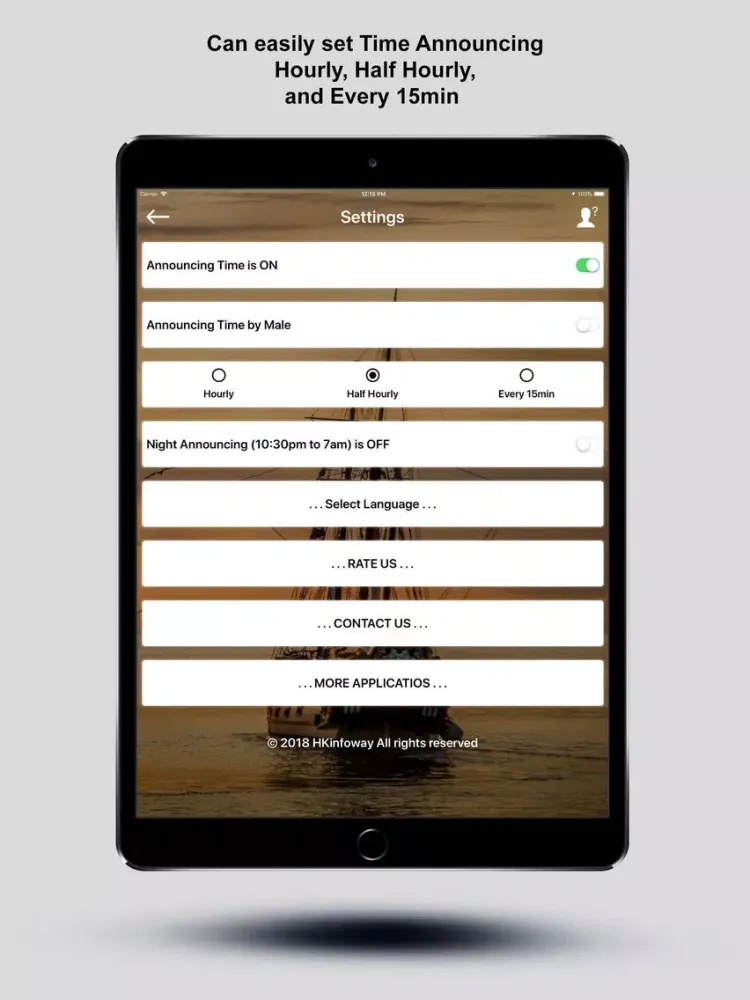 Talking Clock With Voice iPad  سکرین شاٹس
