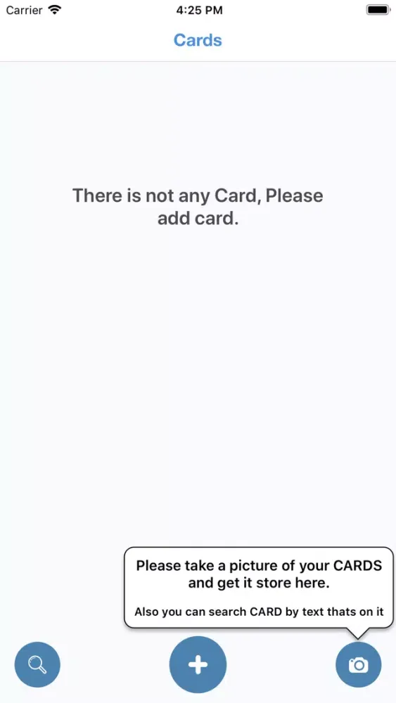 Zrzuty ekranu Business card Scanner - Holder