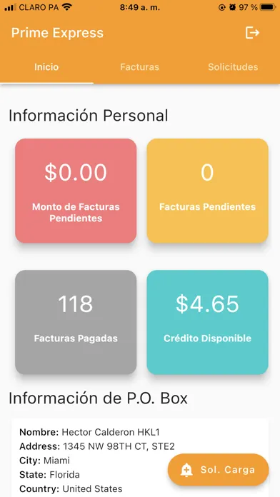 Capturas de pantalla de Prime Express