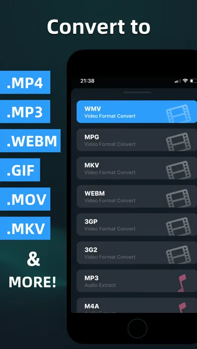 Zrzuty ekranu Video Converter Pro: Mov,  MP3