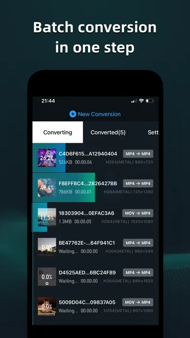 Zrzuty ekranu Video Converter Pro: Mov,  MP3