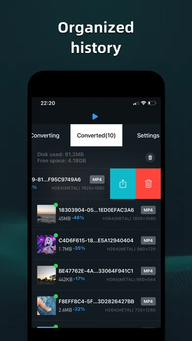 Zrzuty ekranu Video Converter Pro: Mov,  MP3