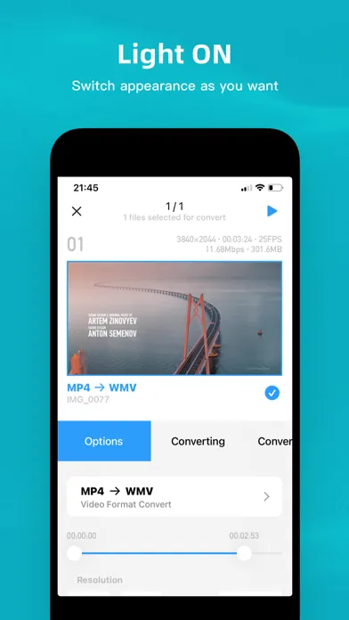 Zrzuty ekranu Video Converter Pro: Mov,  MP3