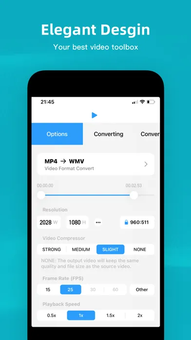 Zrzuty ekranu Video Converter Pro: Mov,  MP3