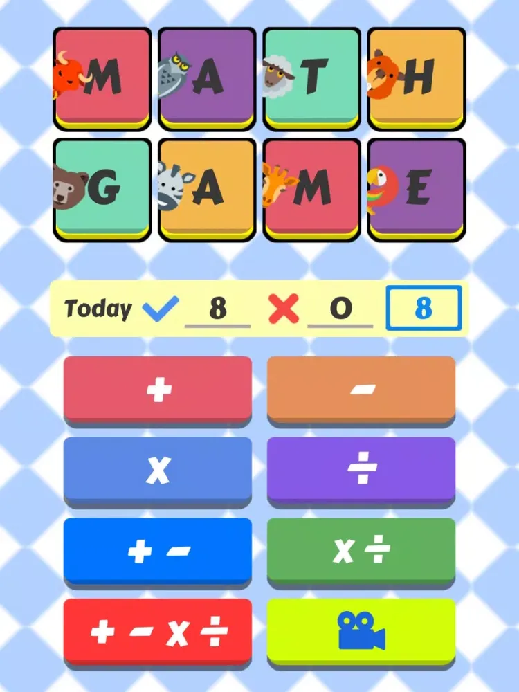 Zrzuty ekranu Math Game Zoo iPad 