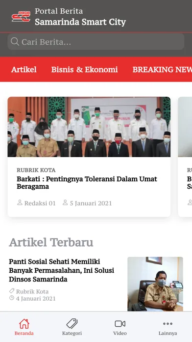 Tangkapan layar SSC News