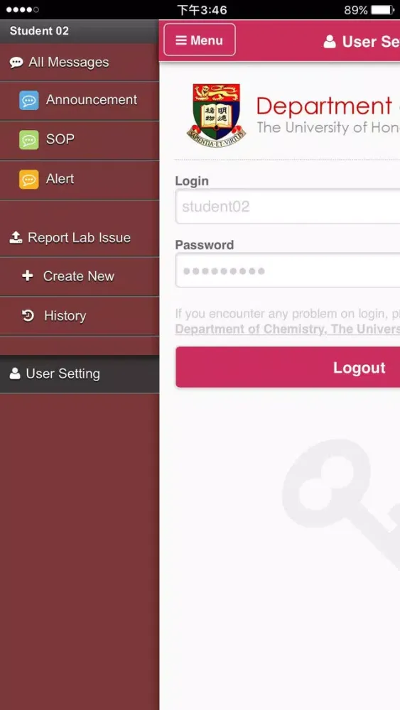 HKU Chem Lab Safety Screenshots
