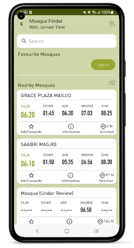 Prayer Times - Mosque Finder应用截图
