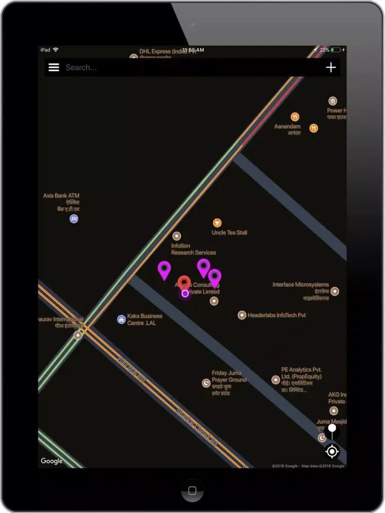 LiveMap: Anonymous Social Map iPad  স্ক্রিনশট