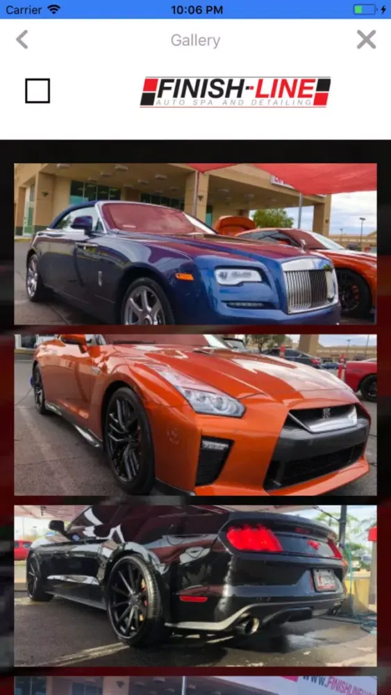 Capturas de pantalla de Finish Line Auto Spa